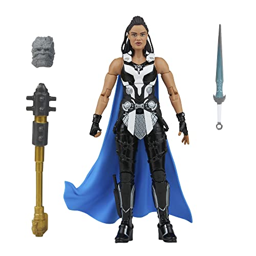 Marvel Legends Series Thor: Love and Thunder King Valkyrie Action Figure 6-inch Collectible Toy,1 Accessory,2 Build-A-Figure Parts