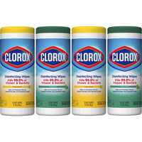 Clorox Disinfecting Wipes - 35 Wipes (4 pack, Fresh Scent & Crisp Lemon)