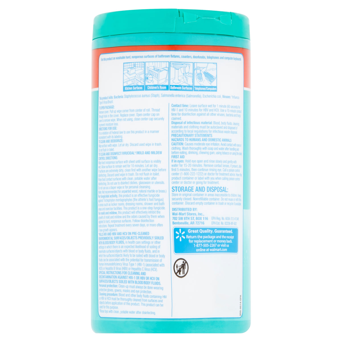 Great Value Fresh Scent Disinfecting Wipes 75 count AceBeach