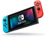 Nintendo Switch Console with Neon Blue and Neon Red Joy‑Con