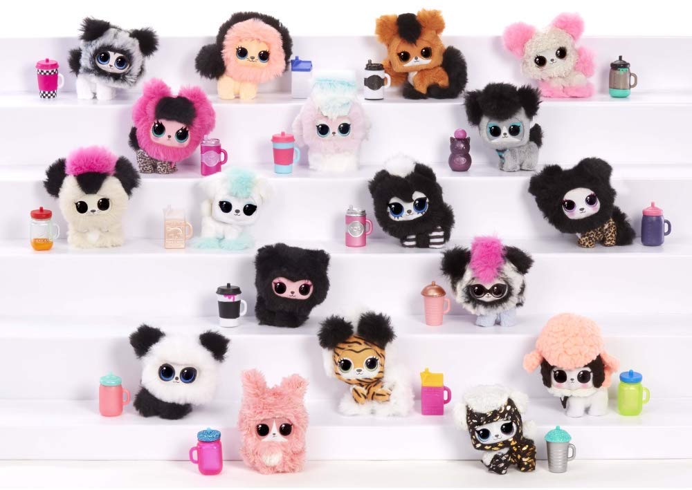LOL Surprise! Winter Disco Fluffy Pets Series with Removable Fur
