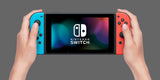 Nintendo Switch Console with Neon Blue and Neon Red Joy‑Con