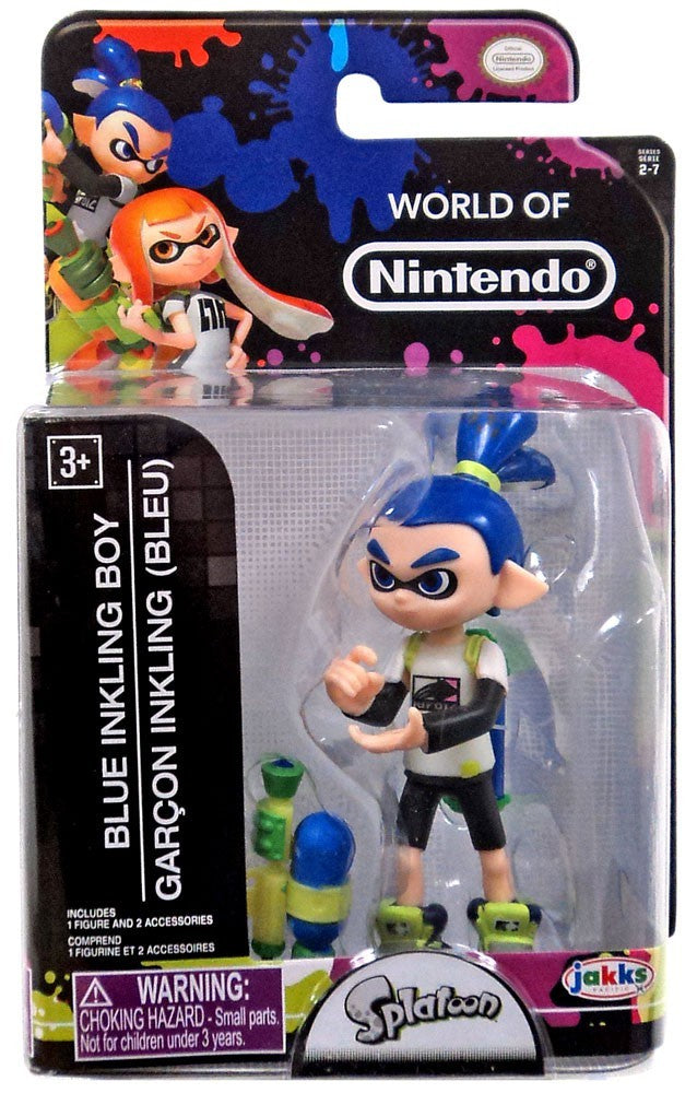World of Nintendo Splatoon Inkling Boy 2.5 Inch Collectible