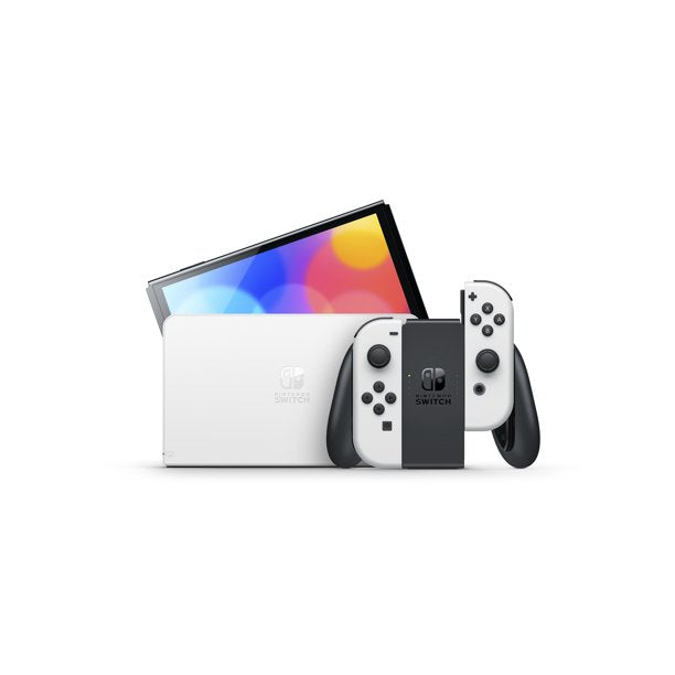 Nintendo Switch Console - OLED Model, White Joy Con