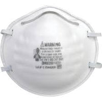 3M Sanding and Fiberglass Non-vented Respirator, 8200 (N95) - 3 Masks