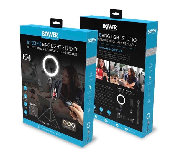 Bower 8" Selfie Ring Studio Light