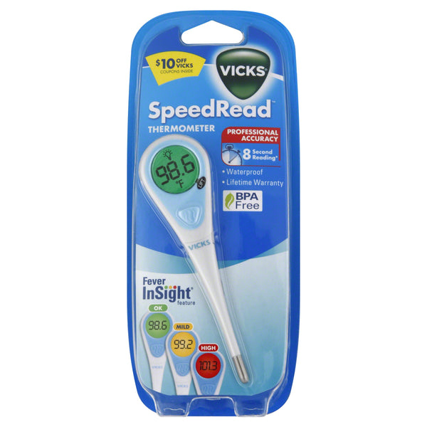 Vicks, Speed Read Thermometer - Oral, Rectal, or Underarm use