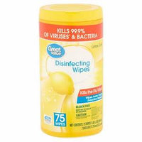 Great Value, Disinfecting Wipes Lemon Scent - 75 Wipes