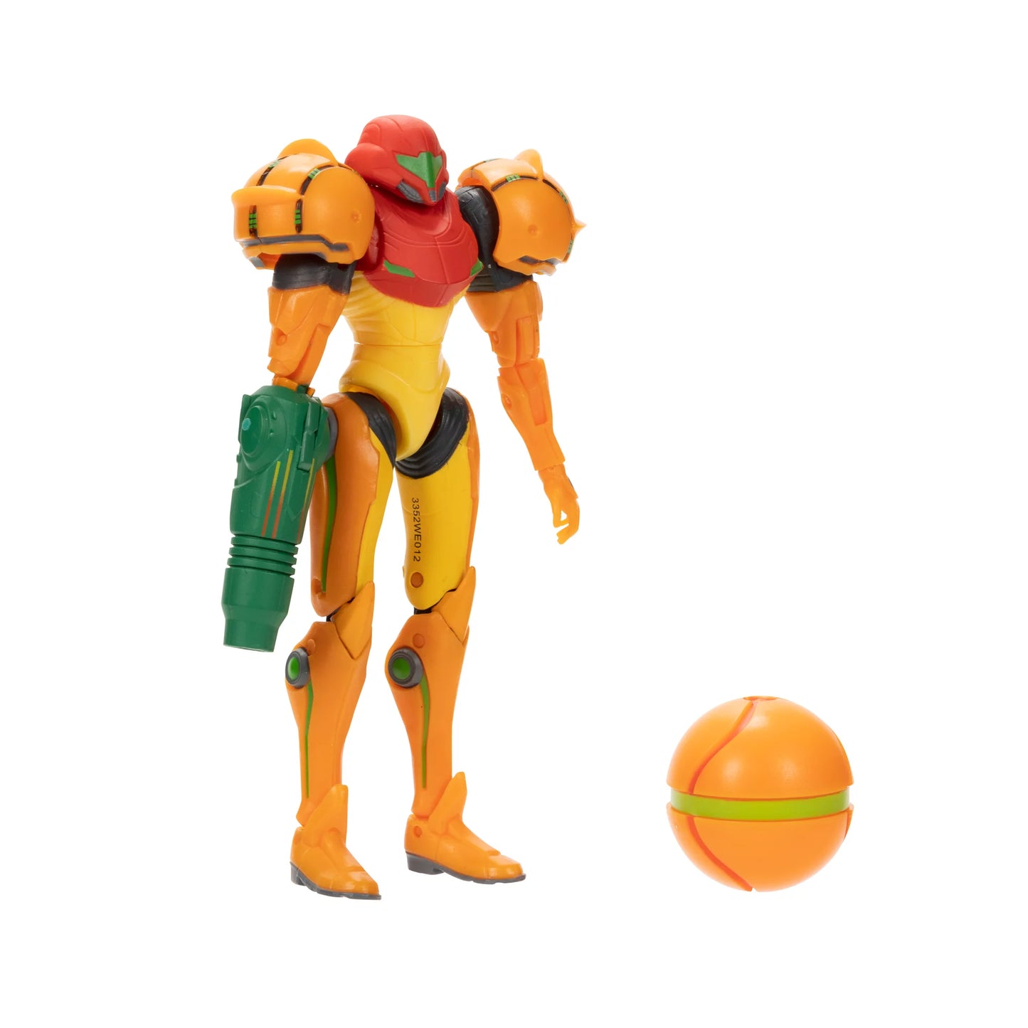 World of Nintendo Metroid Samus 4 inch Action Figure with Morph Ball