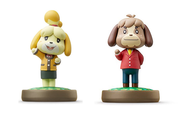 Animal Crossing amiibo Figurine 2pk - Isabelle & Digby World of Nintendo