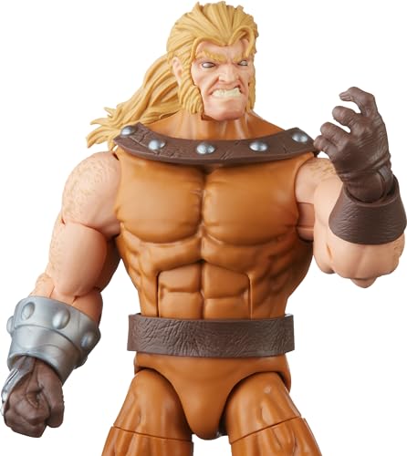 Marvel Legends Series Sabretooth, 6-Inch Scale Action Figure Toy, Premium Design, 1 Figure, 3 Accessories, and 1 Build-A-Figure Part