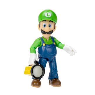 Nintendo The Super Mario Bros. Movie Luigi Figure with Flashlight Accessory