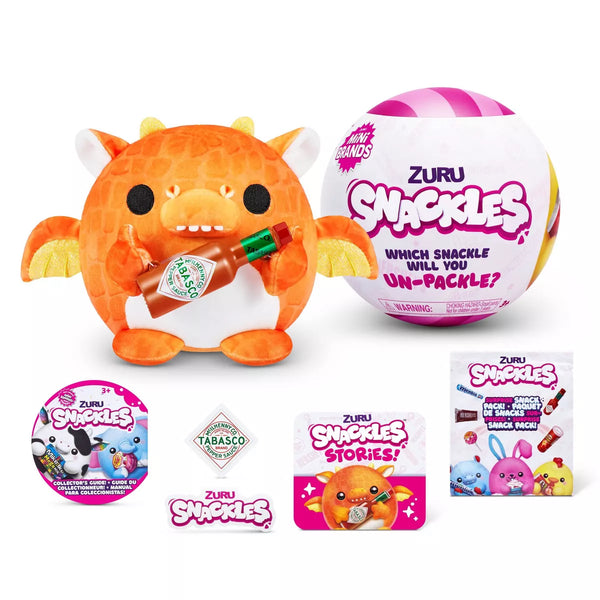 5 Surprise Snackles Series 1 Plush Small Mini Brands- 1 ball