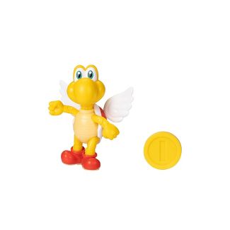 Nintendo Super Mario Koopa Paratroopa with Coin Action Figure - World of Nintendo
