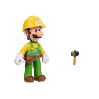 Nintendo Super Mario Builder Luigi with Utility Belt Action Figure - World of Nintendo