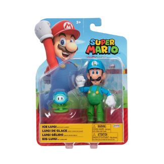 Nintendo Super Mario Ice Luigi with Ice Flower Action Figure