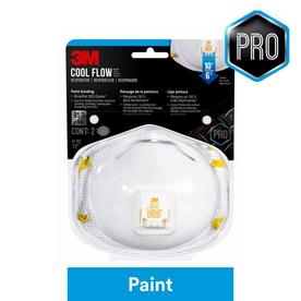 3M N95 Paint Sanding Valved Face Mask Respirators - 2 Masks