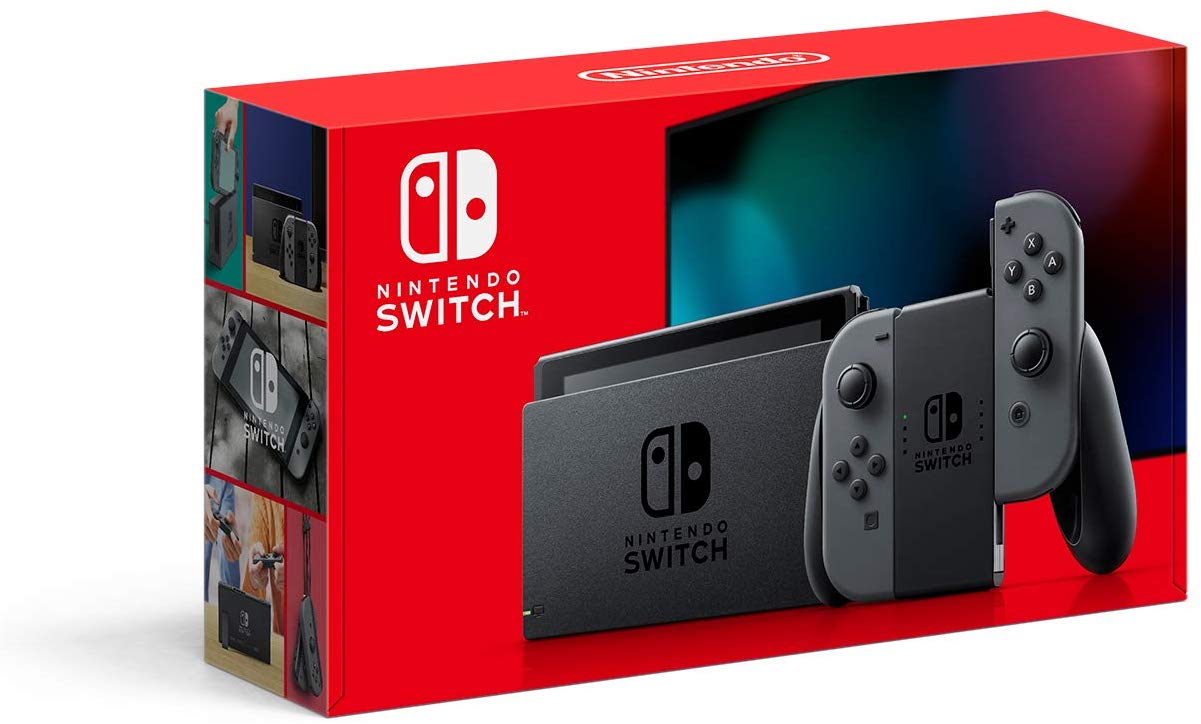 Nintendo Switch Console with Gray Joy‑Con