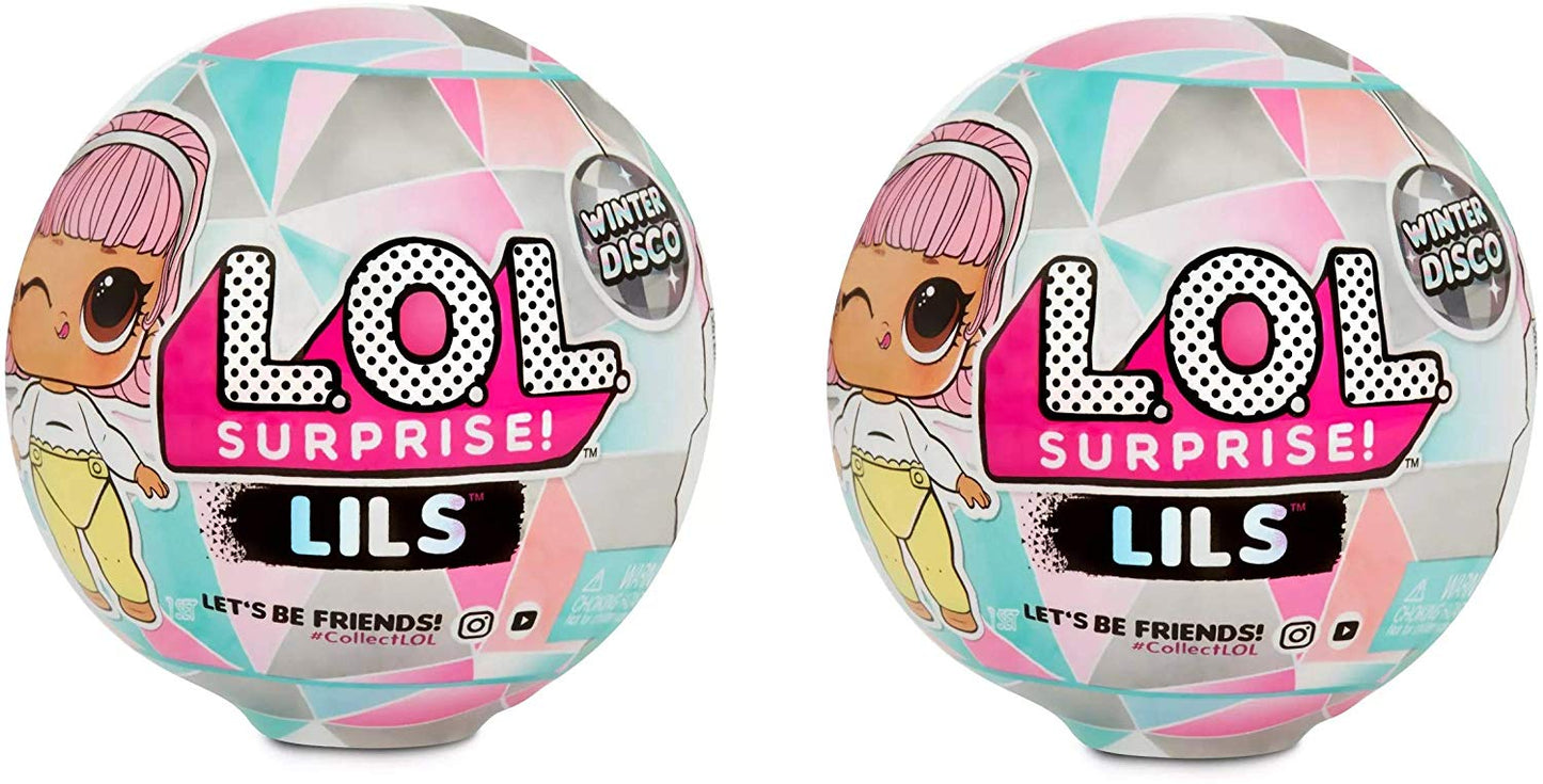 LOL Surprise Winter Disco - Set of 2 Lils (5 Surprises Each)