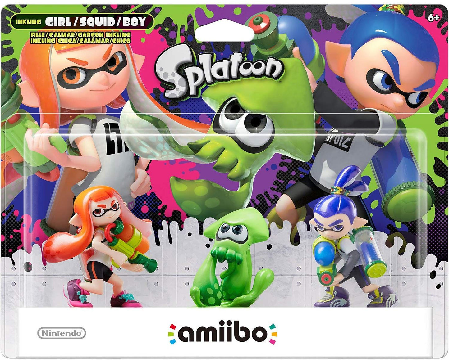 Nintendo Splatoon 3-pack Amiibo (Splatoon Series)