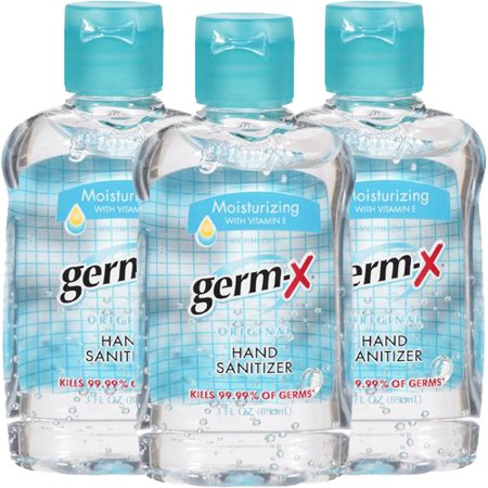 Germ-X Moisturizing Original Hand Sanitizer - 2 fl oz, 3 Pack, (6 fl oz)