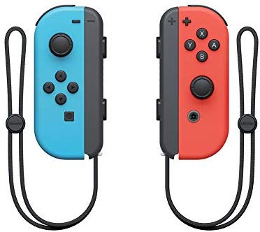 Nintendo Switch Console with Neon Blue and Neon Red Joy‑Con