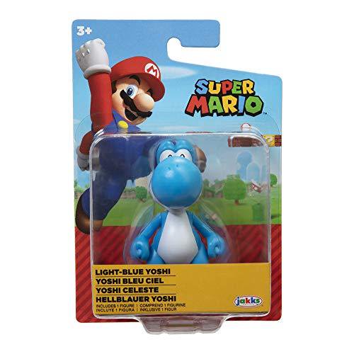 World of Nintendo Wave 27 Light Blue Yoshi Mini Figure 2.5 inch