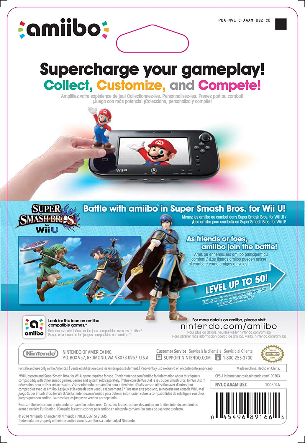 Nintendo Amiibo Marth (Super Smash Bros. Series)