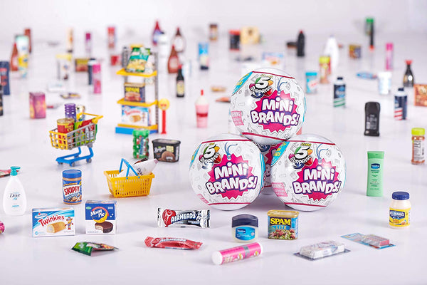 5 Surprise Mini Brands Mystery Capsule Real Miniature Brands