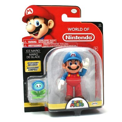 World of Nintendo Ice Mario 4 Inch Collectible 