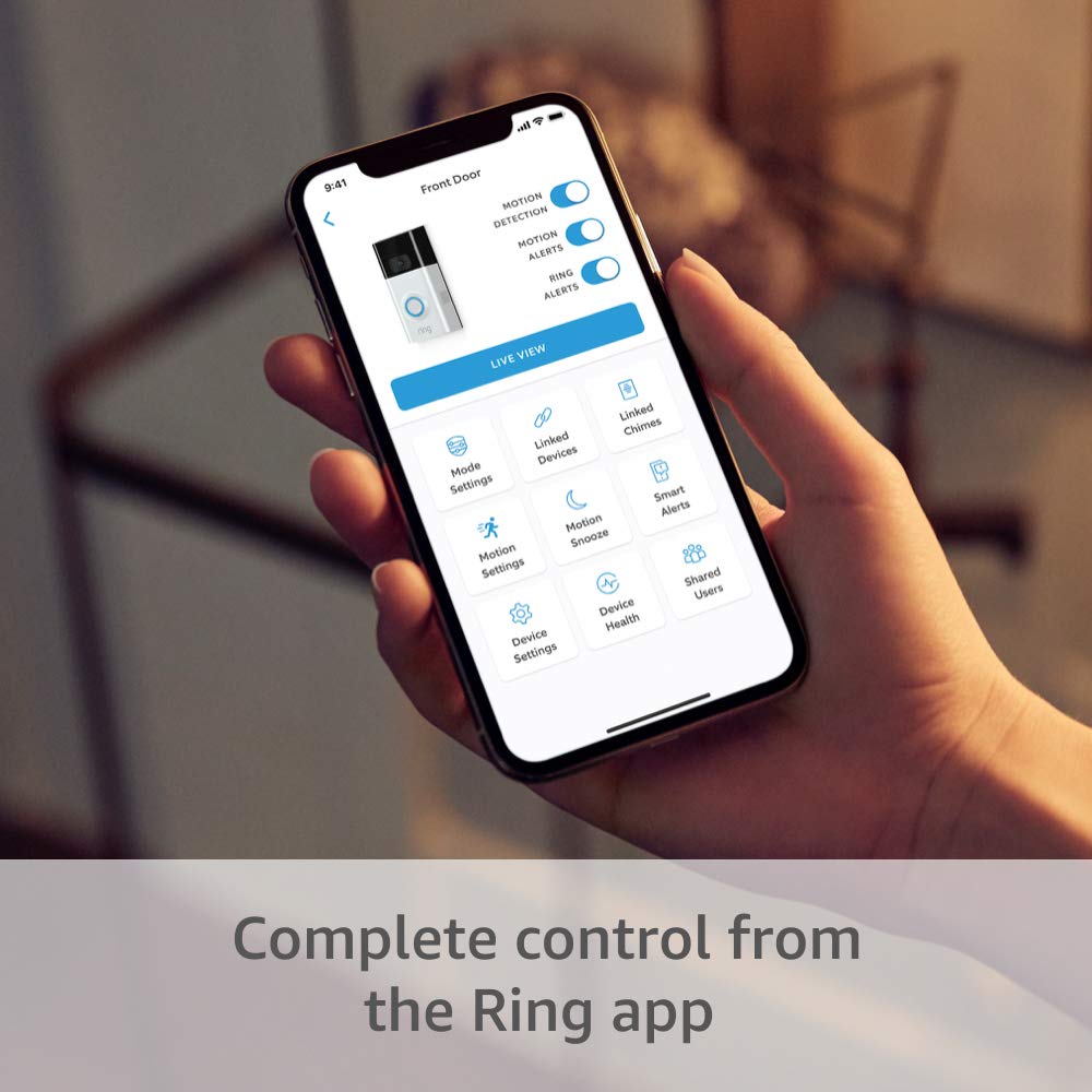 Ring Video Doorbell 2 with HD Video, Motion Activated Alerts, Easy Installation
