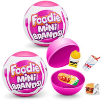5 Surprise Foodie Mini Brands Series 1 - 3 Balls Bundle