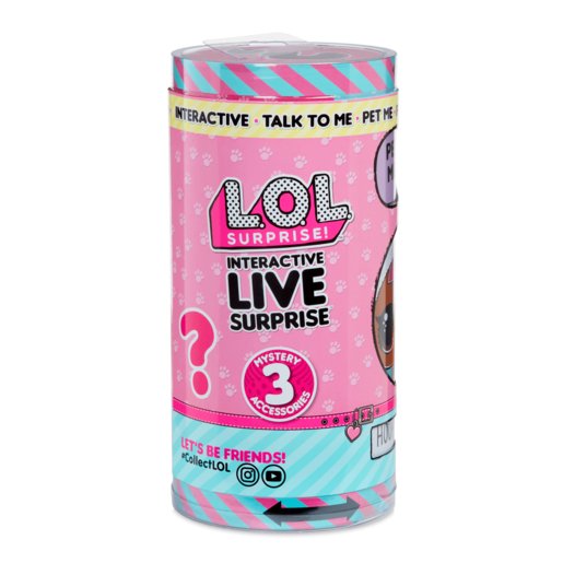 LOL Surprise Interactive Live Surprise with Mystery 3 Accessories