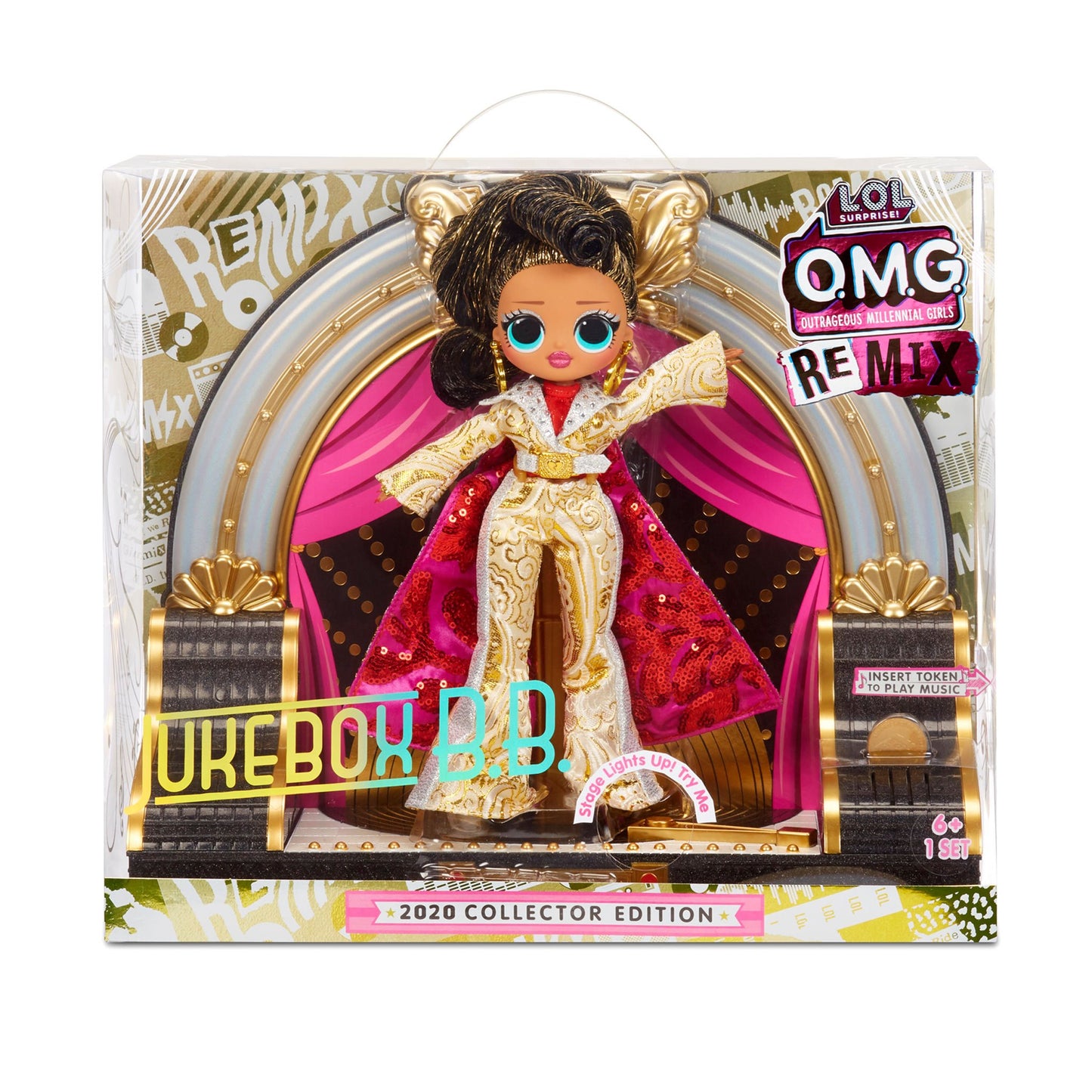 LOL Surprise OMG Remix 2020 Collector Edition Jukebox BB with Music