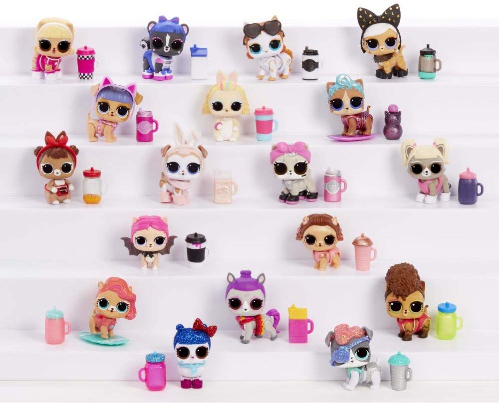 LOL Surprise! Winter Disco Fluffy Pets Series with Removable Fur