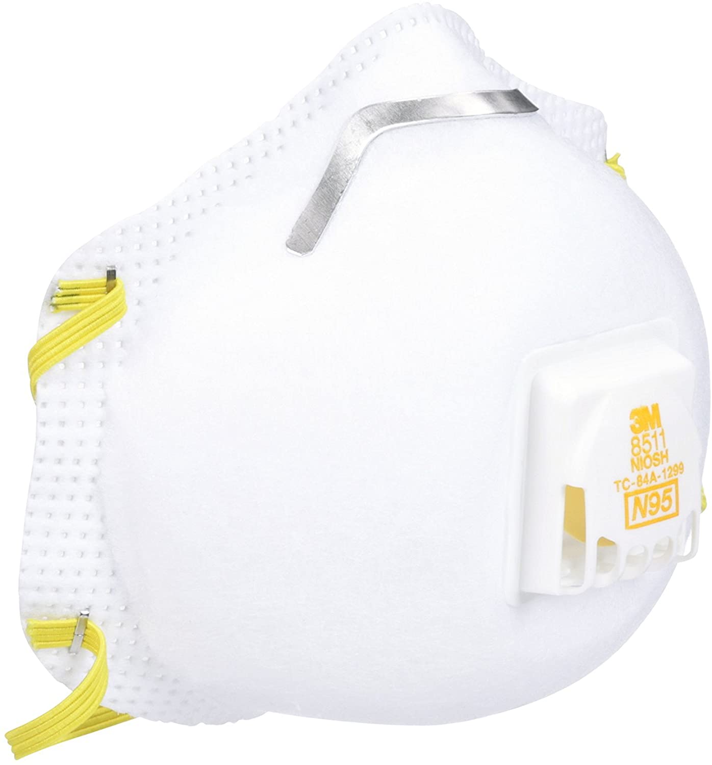 3M Cool Flow Face Mask Valved Respirator 8511 - N95 - 10 Pack