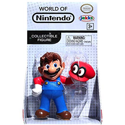 World of Nintendo Mario with Cappy 2.5 Inch Collectible Toy