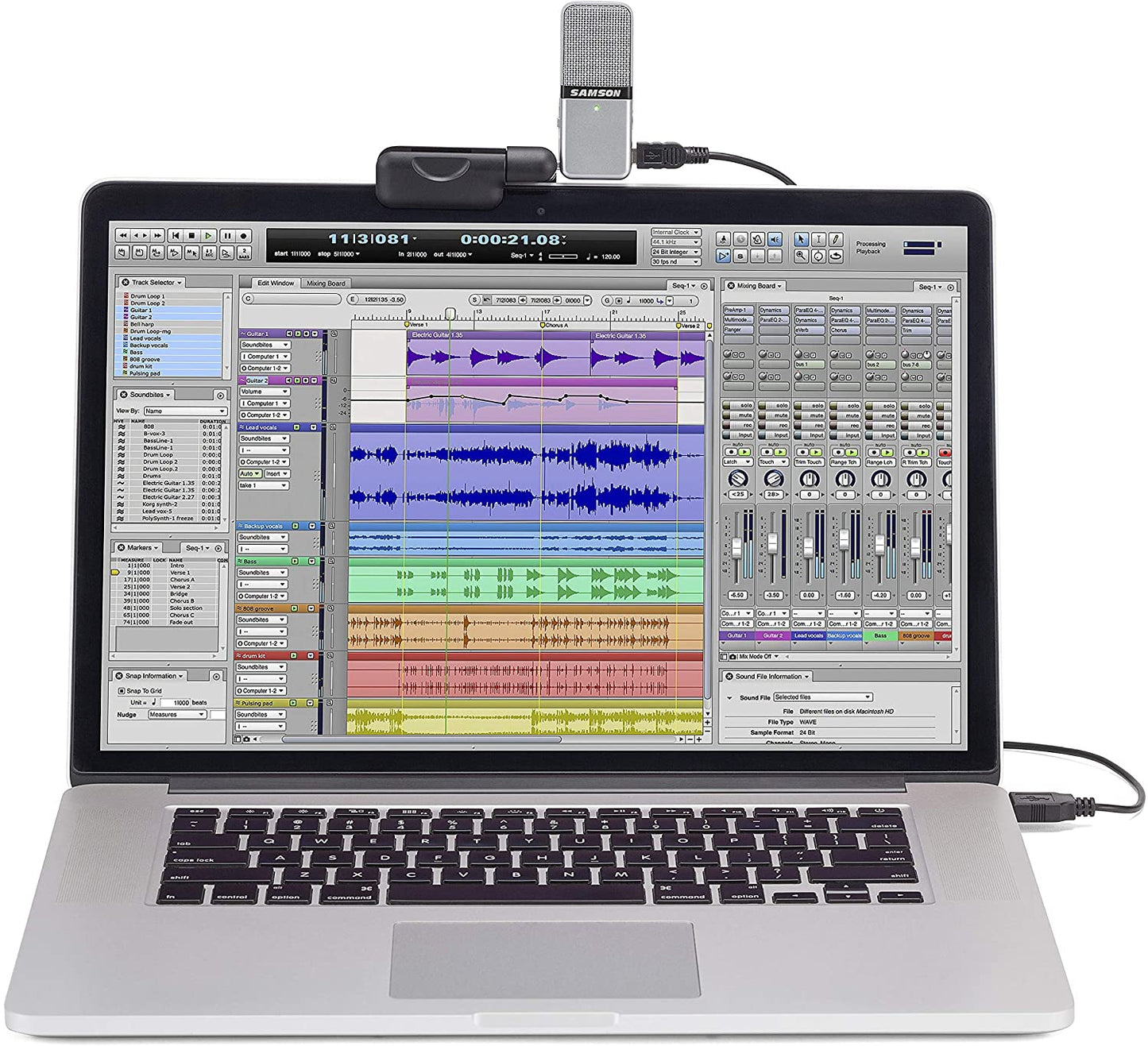Samson Go Mic Portable USB Condenser Microphone with Software