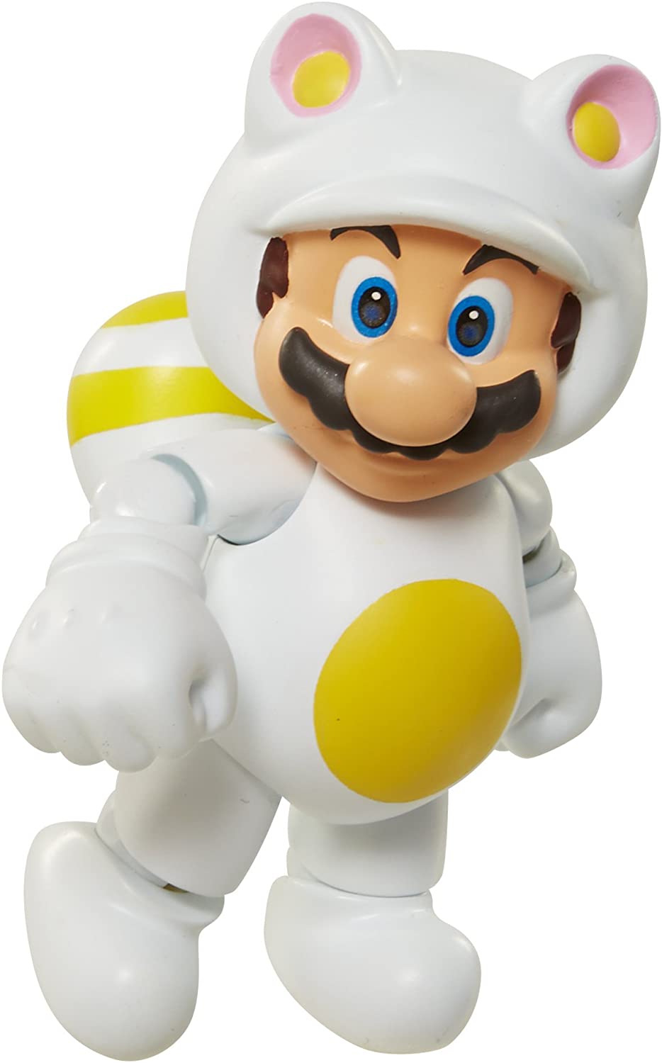 World of Nintendo, White Tanooki Mario 4 inch Figure