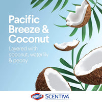 Clorox Scentiva Disinfecting Wipes, Pacific Breeze & Coconut 75 Wet Wipes
