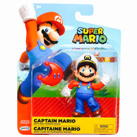 Super Mario 4" Figure - Captain Mario With Red Power Moon
