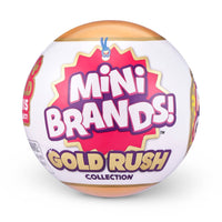 5 Surprise Mini Brands - Gold Rush Limited Edition