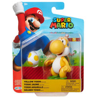 World of Nintendo, Nintendo Super Mario Yellow Yoshi with Egg 4 inch