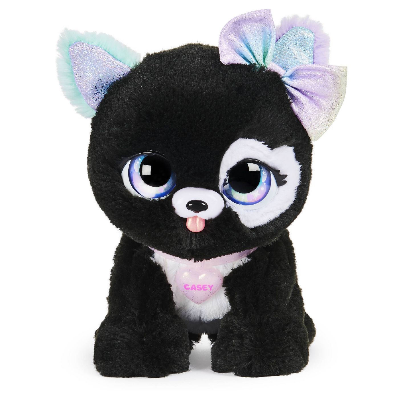 Present Pets Fancy Puppy - Interactive Plush Pet Toy (Purple)