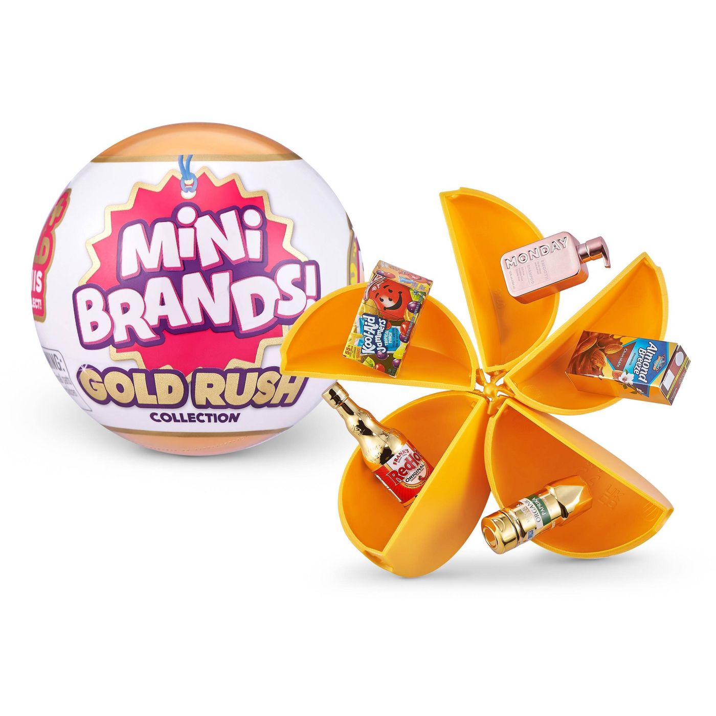 5 Surprise Mini Brands - Gold Rush Limited Edition