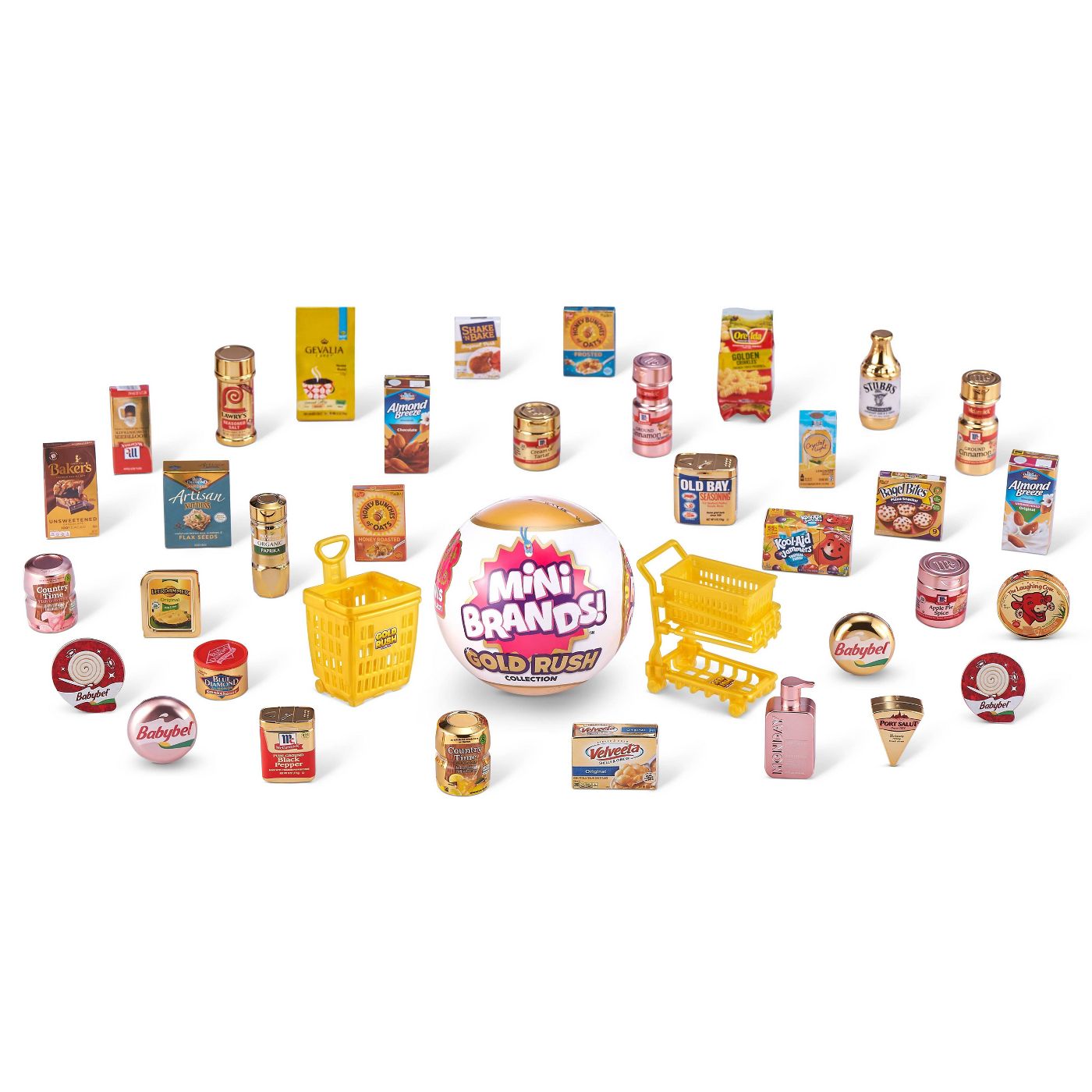 5 Surprise Mini Brands - Gold Rush Limited Edition