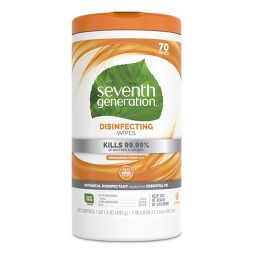 Seventh Generation Disinfecting Wipes - 70 Wipes (Lemongrass Citrus)