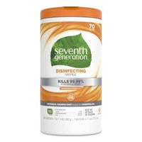 Seventh Generation Disinfecting Wipes - 70 Wipes (Lemongrass Citrus)
