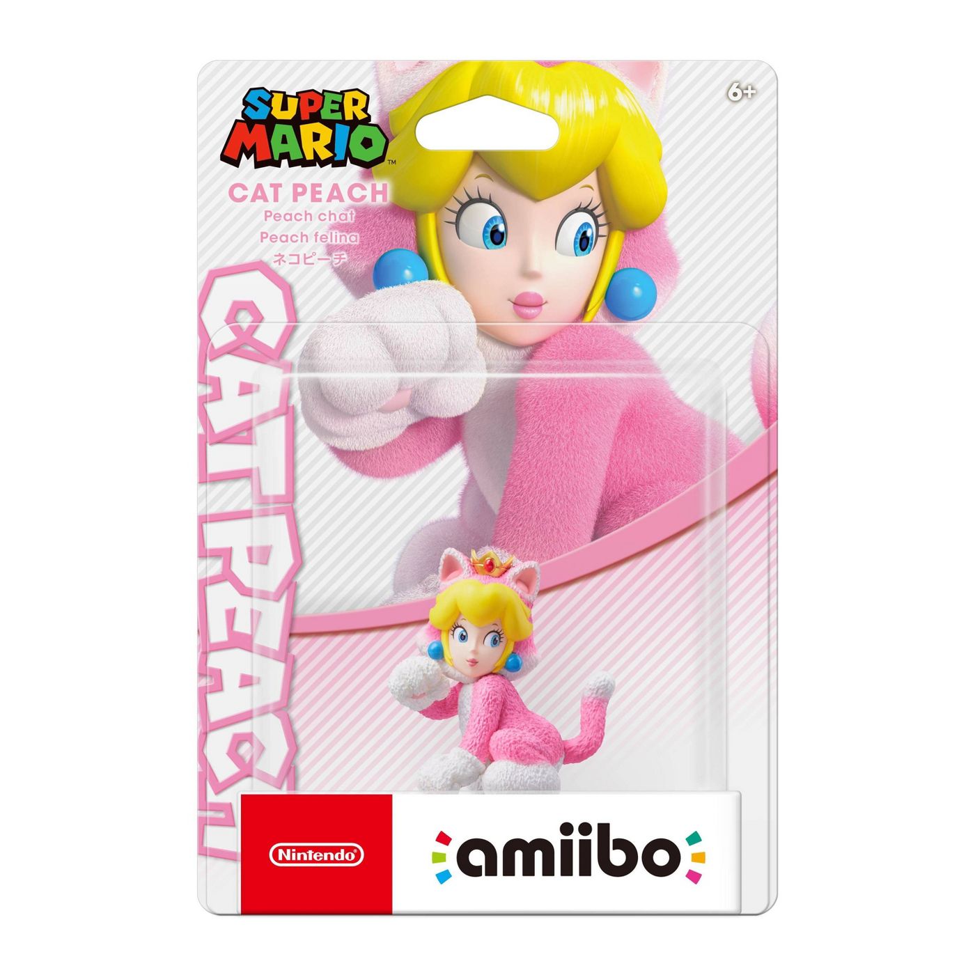 Cat Peach Amiibo - Nintendo Super Mario 3D World Amiibo Figure