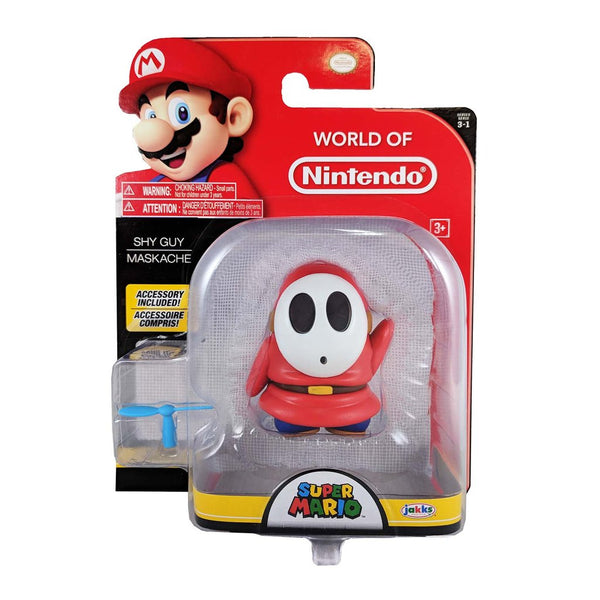World of Nintendo Toys Shy Guy 4 Inch with Propeller Accessory